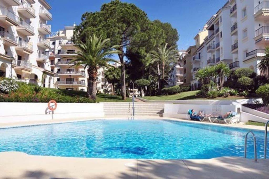The Terrace Of Puerto Banus Beach Marbella Exteriér fotografie